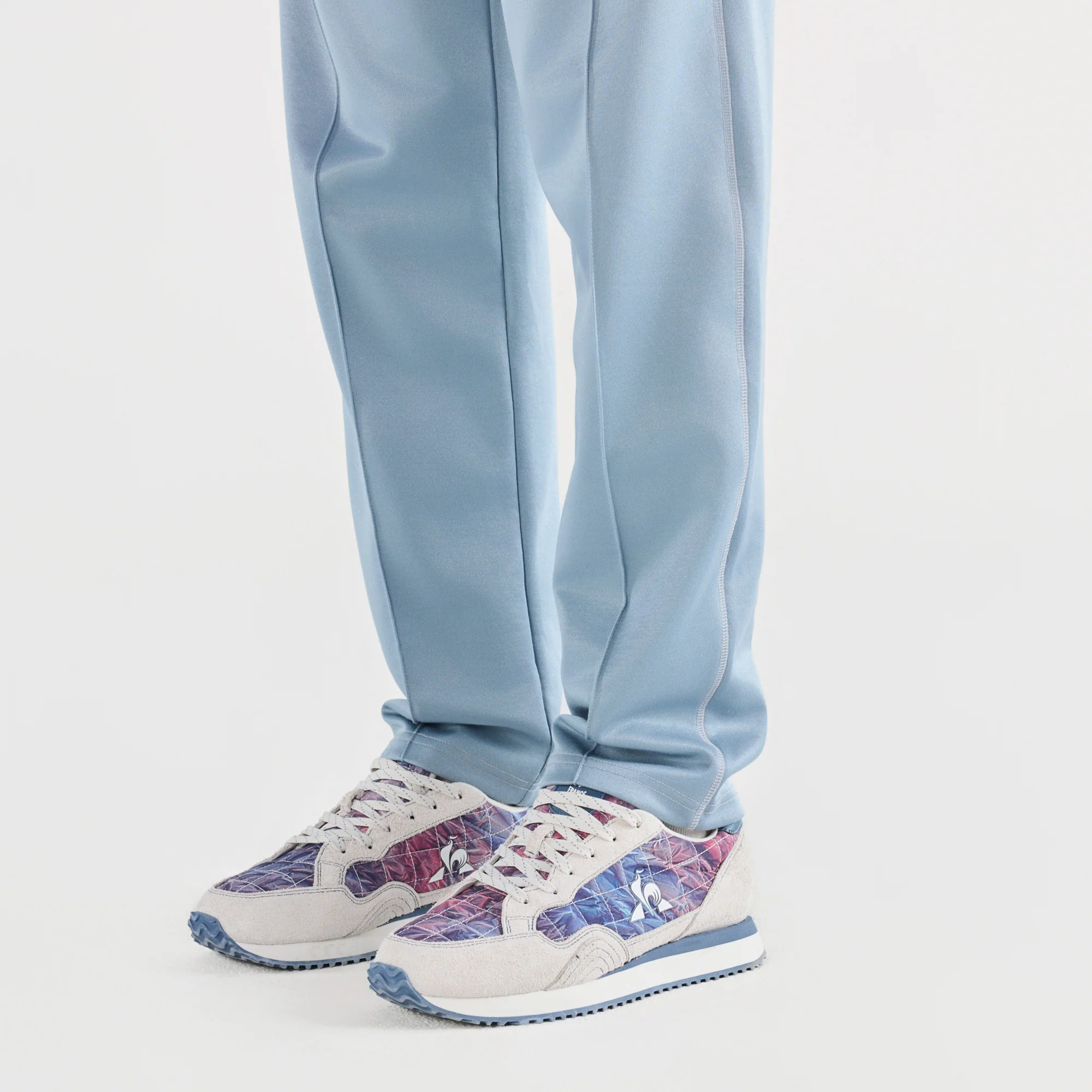 2610161-EFRO 26 Pant Maille N°1 M ashley blue | Pantalon coupe droite aspect brillant Homme - Image 8