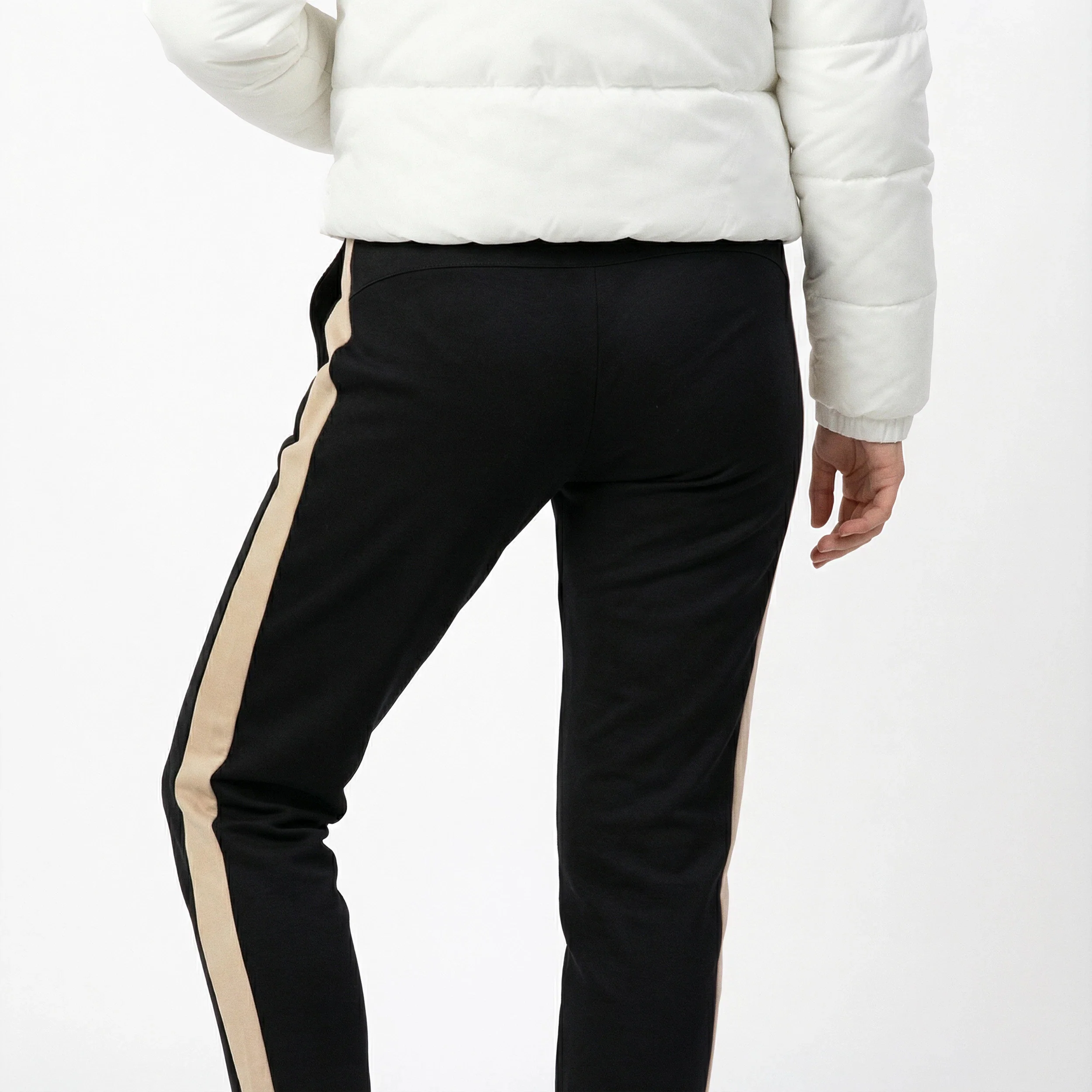 2610353-NOEL SP Pant Slim N°1 W black/safari | Pantalon Femme - Image 4