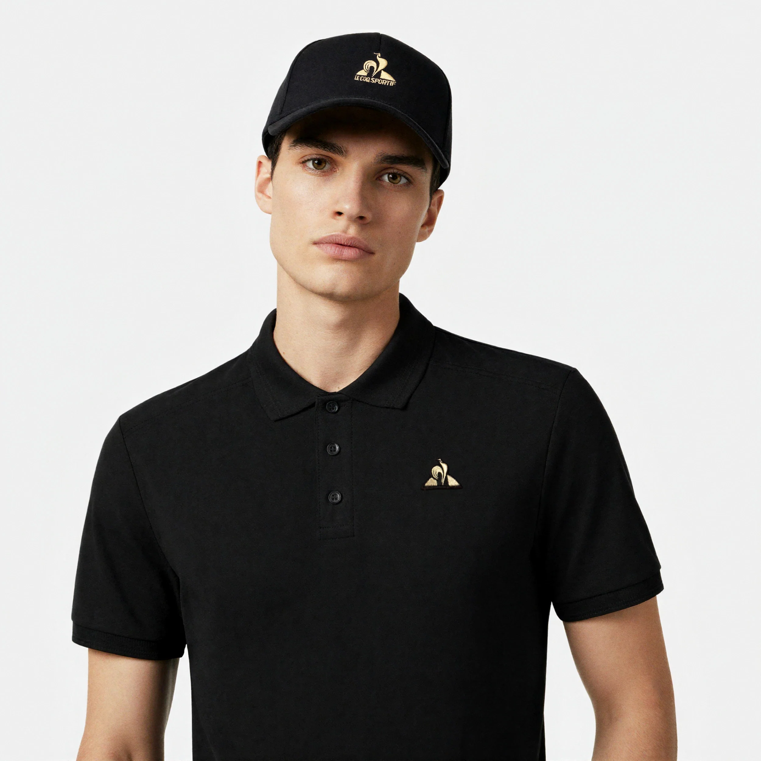 2520637-COQ D'OR Polo SS N°1 M black | Polo Homme - Image 5