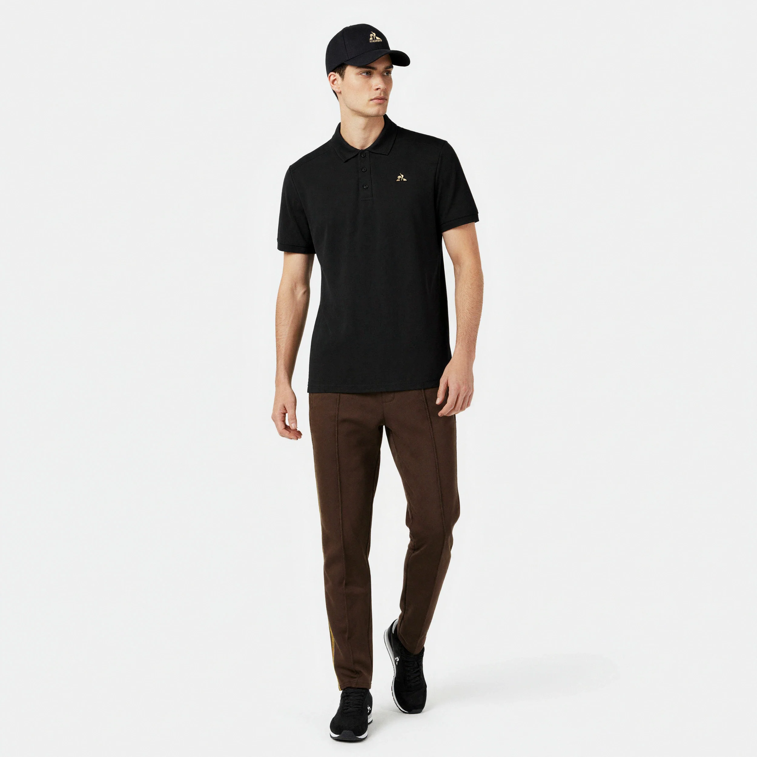 2520637-COQ D'OR Polo SS N°1 M black | Polo Homme - Image 6
