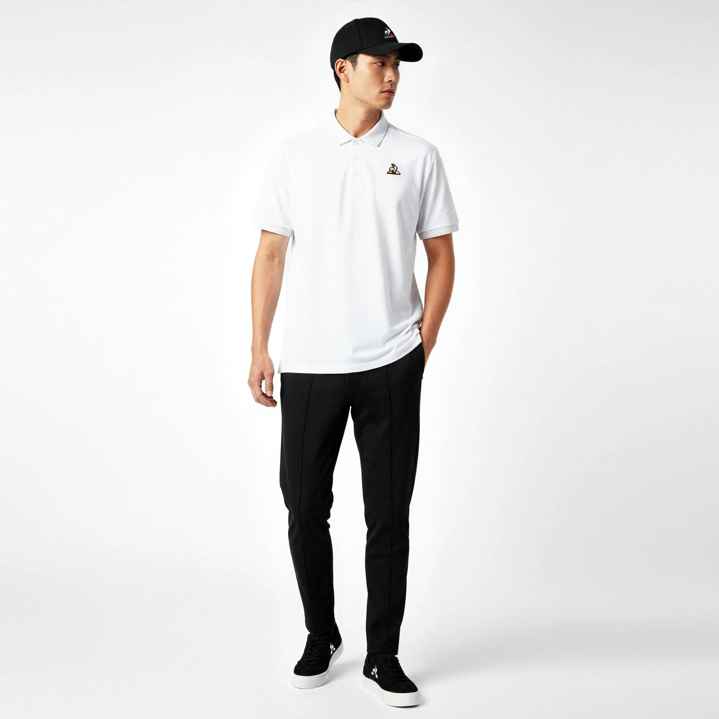 2520639-COQ D'OR Polo SS N°1 M new optical white | Polo Homme - Image 6