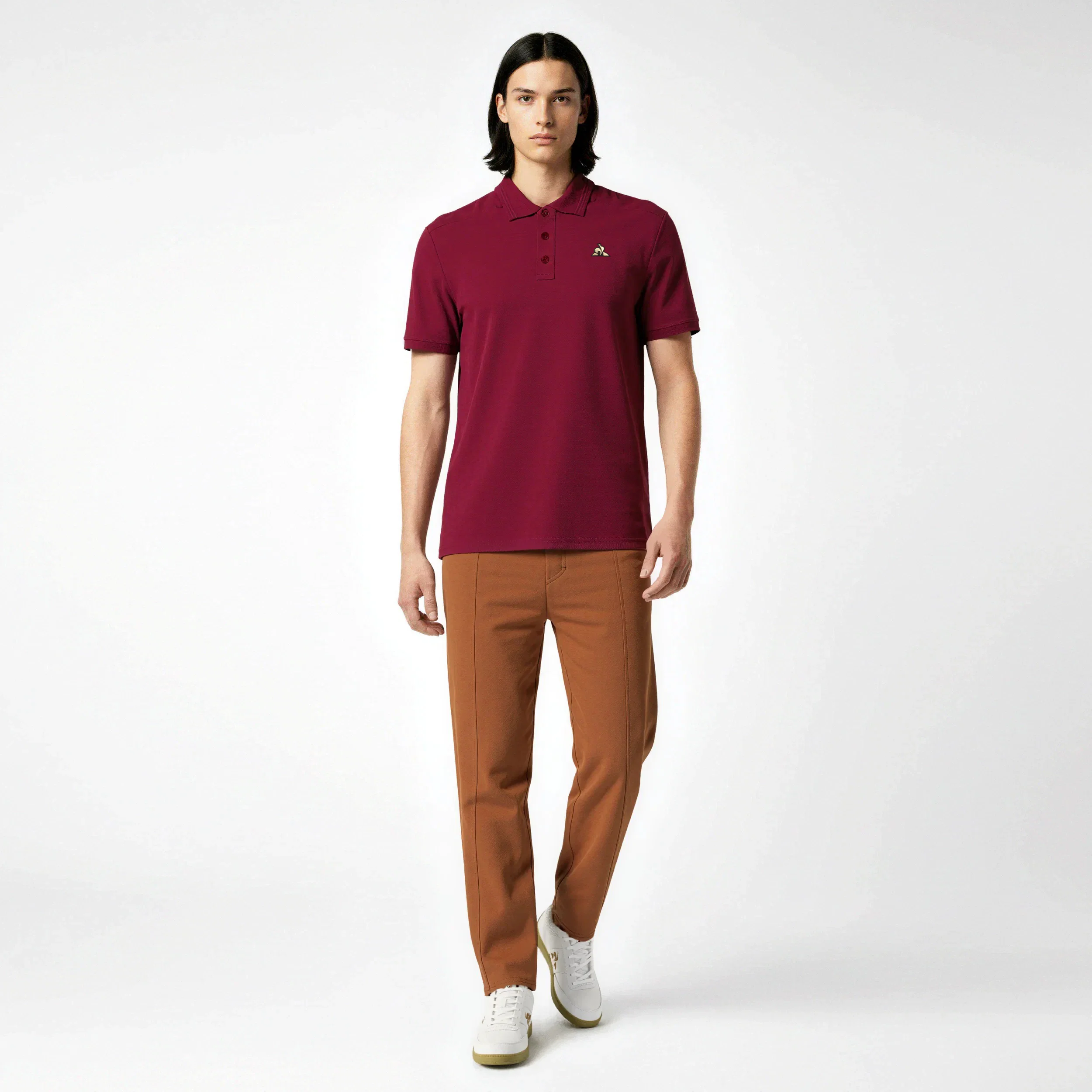 2521005-COQ D'OR Polo SS N°1 M rambo red | Polo Homme - Image 6