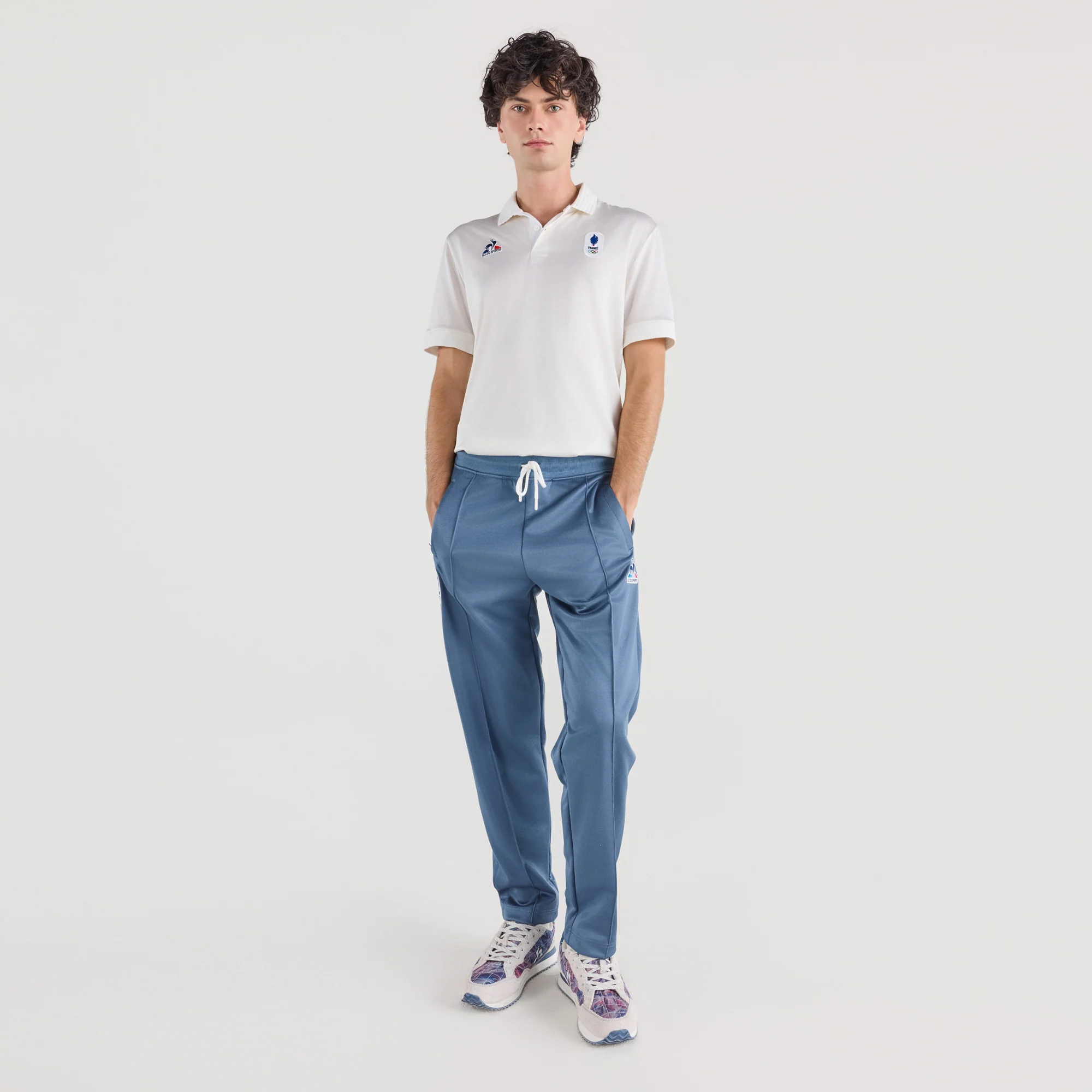 2610157-EFRO 26 Polo SS N°1 M écru | Polo coupe regular en jersey vanisé Homme - Image 9