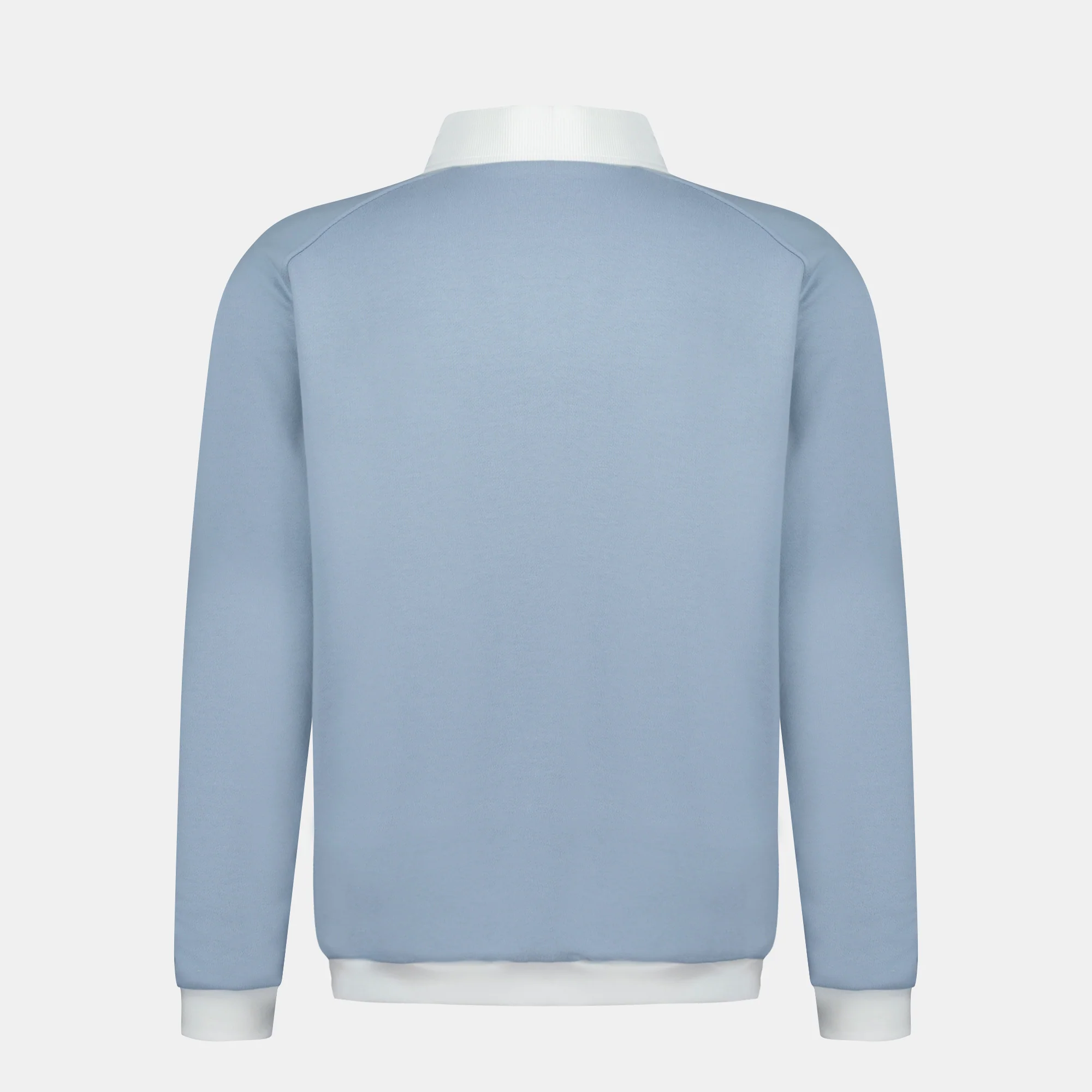 2610160-EFRO 26 Sweat N°1 M ashley blue/marshmal | Sweat rétro col zippé Homme - Image 3