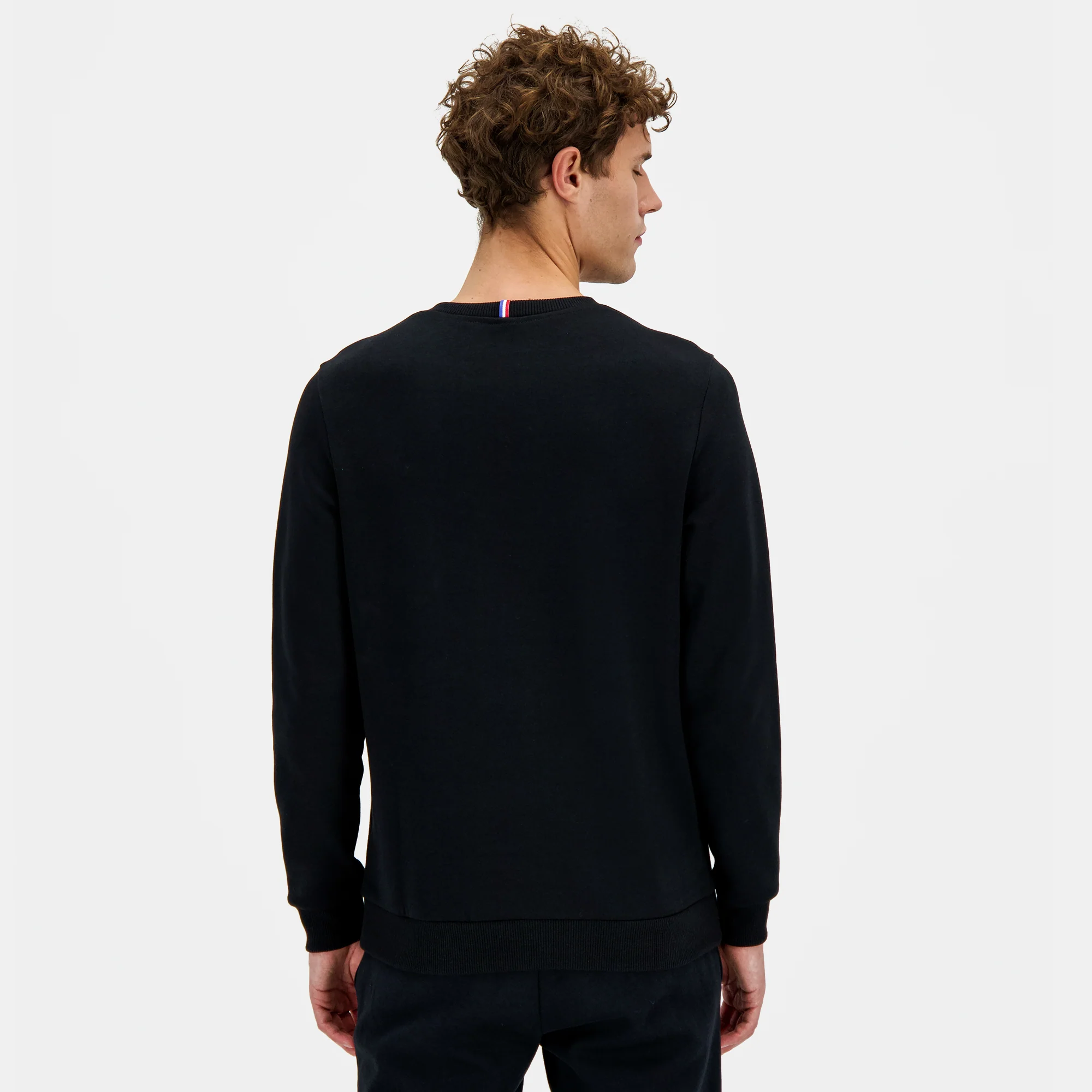 2410413-ESS T/T Crew Sweat N°1 M black | Sweat col rond Homme - Image 4