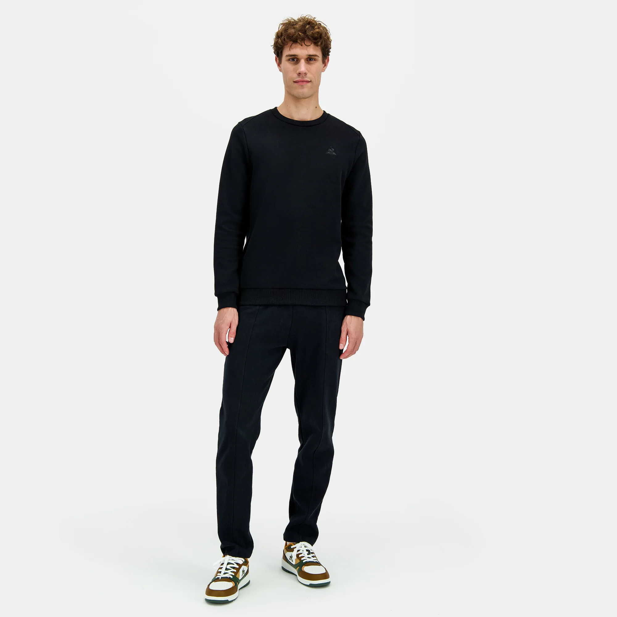 2410413-ESS T/T Crew Sweat N°1 M black | Sweat col rond Homme - Image 5