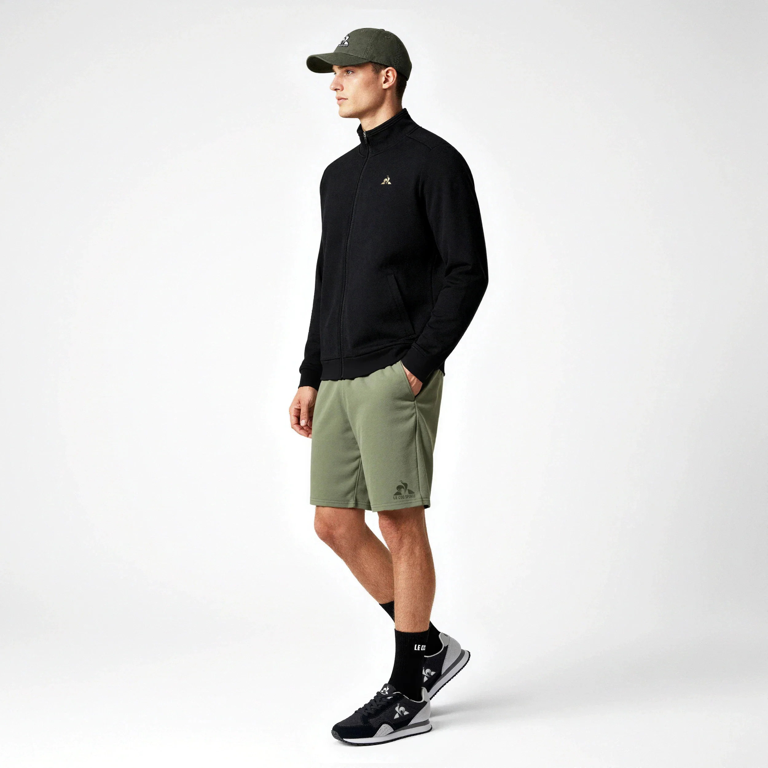 2520640-COQ D'OR FZ Sweat N°1 M black | Sweat zippé Homme - Image 6