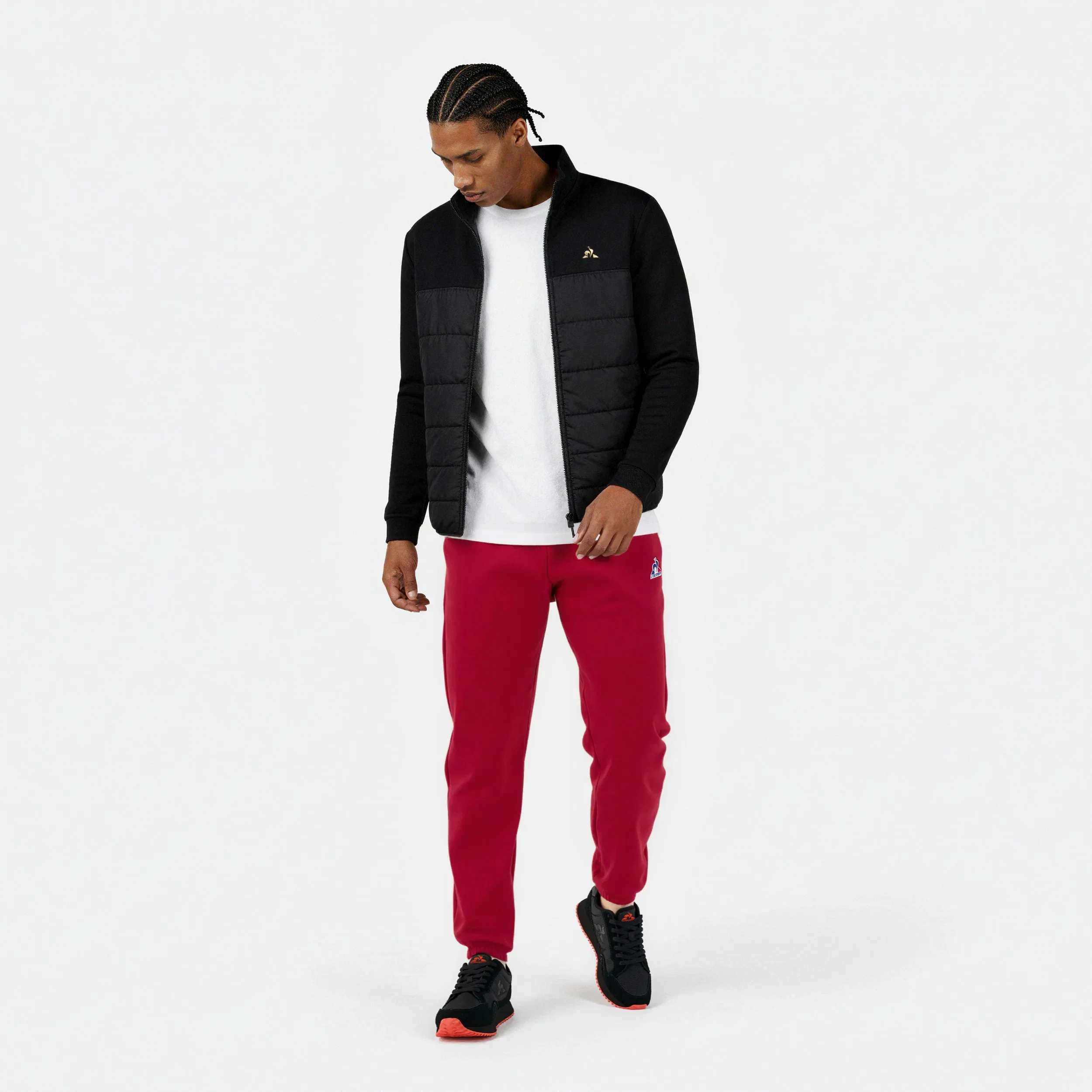 2520941-COQ D'OR FZ Sweat hybride N°1 M black | Sweat hybride zippé Coq d'Or Homme - Image 4