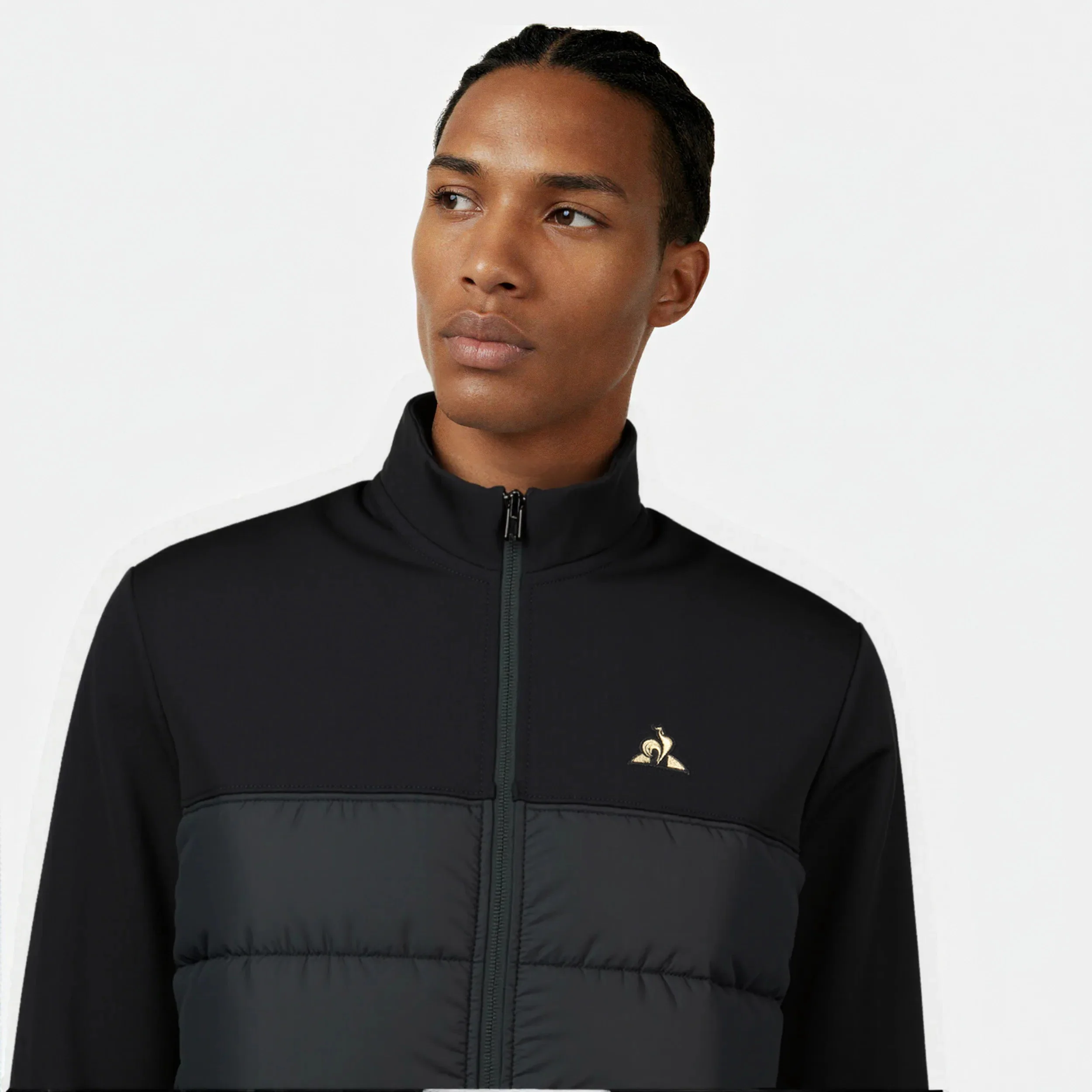 2520941-COQ D'OR FZ Sweat hybride N°1 M black | Sweat hybride zippé Coq d'Or Homme - Image 5