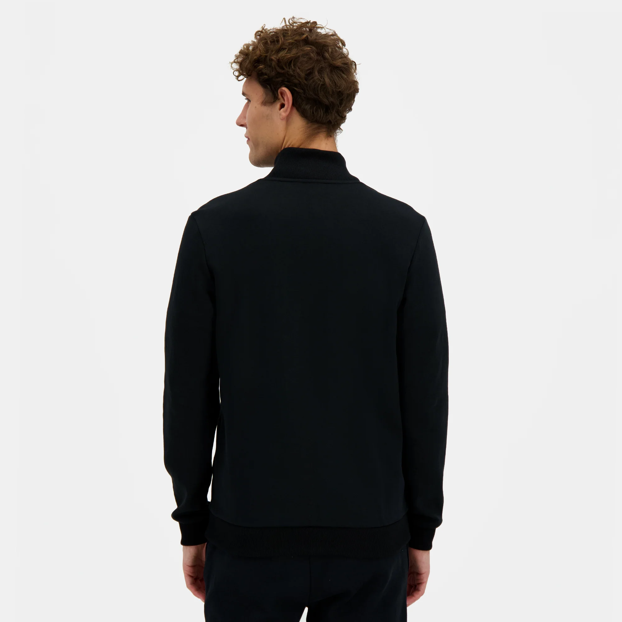 2410420-ESS T/T FZ Sweat N°1 M black | Sweat zippé Homme - Image 4