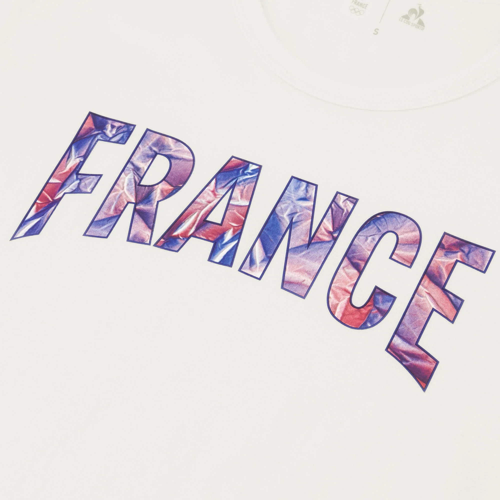 2610194-EFRO 26 Tee SS N°1 W marshmallow | T-shirt imprimé FRANCE Femme - Image 8
