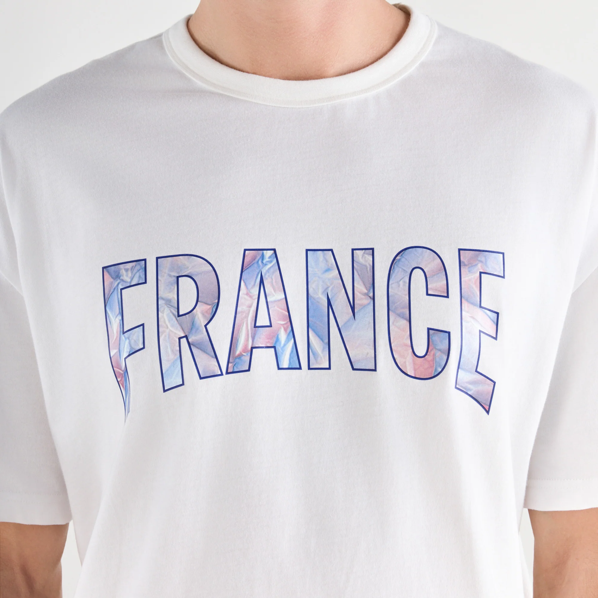 2610155-EFRO 26 Tee SS N°1 M marshmallow | T-shirt imprimé FRANCE Homme - Image 5
