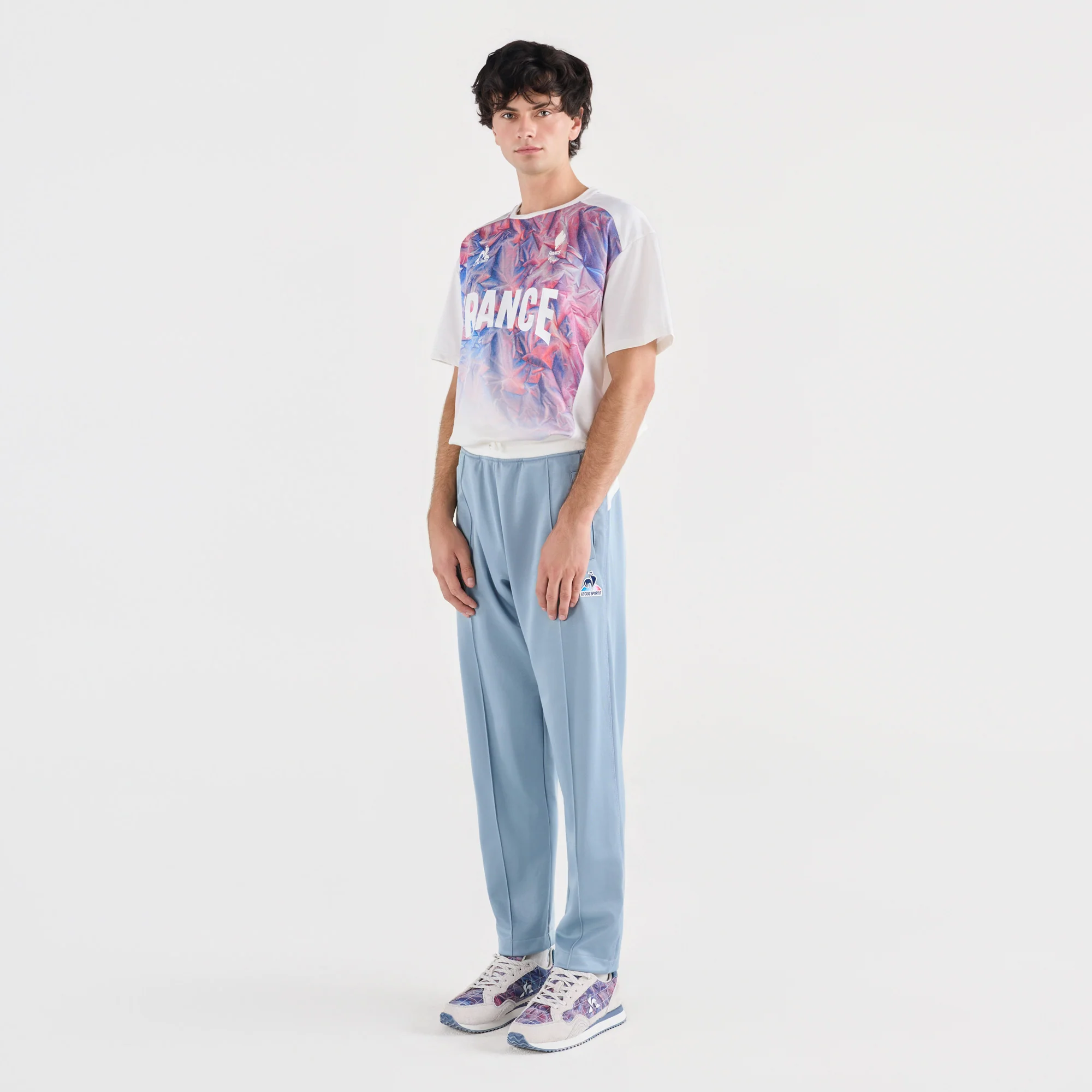 2610264-EFRP 26 Tee SS N°2 M écru/all over milan |  Maillot FRANCE paralympique Homme - Image 6