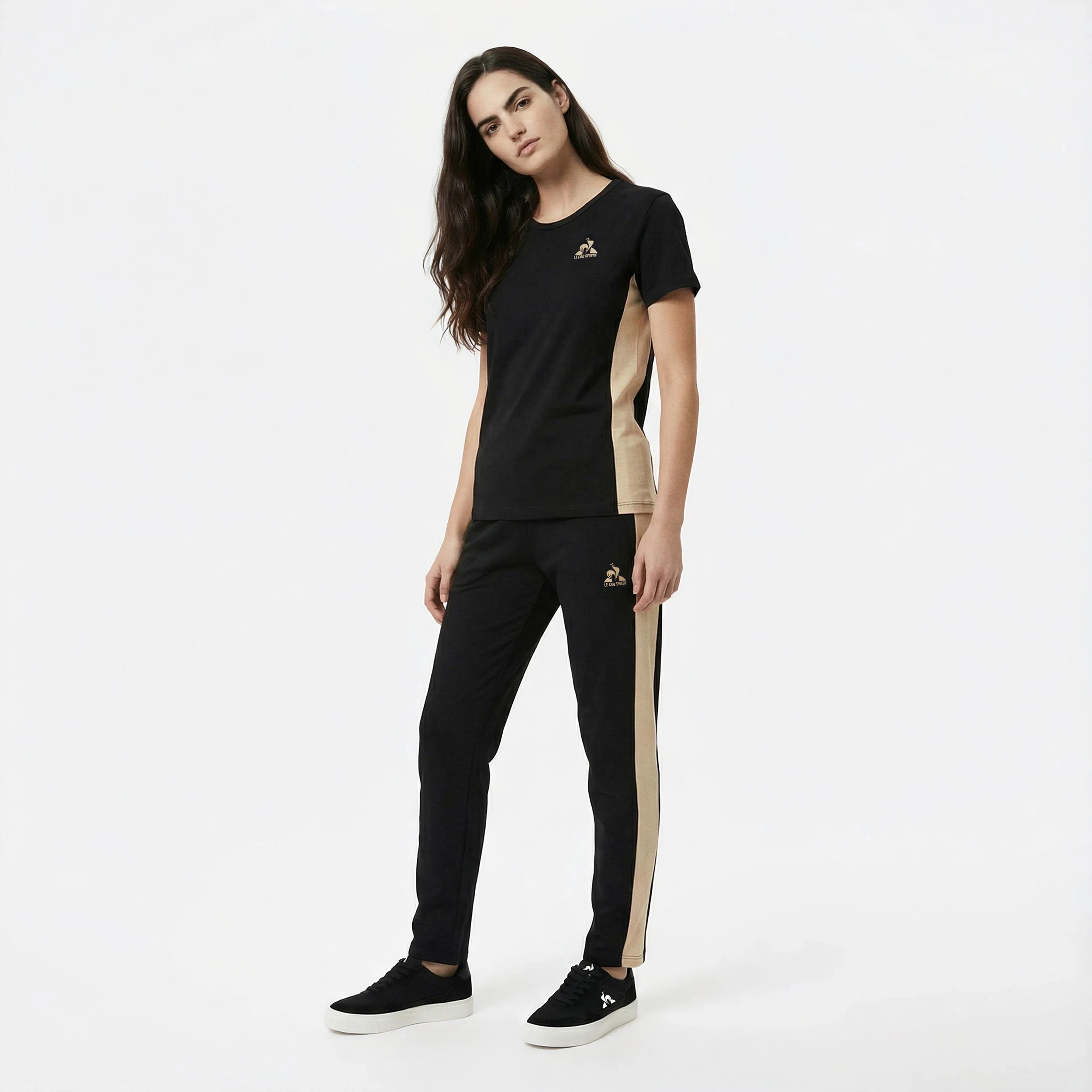 2610351-NOEL SP Tee SS N°1 W black/safari | T-shirt Femme - Image 6