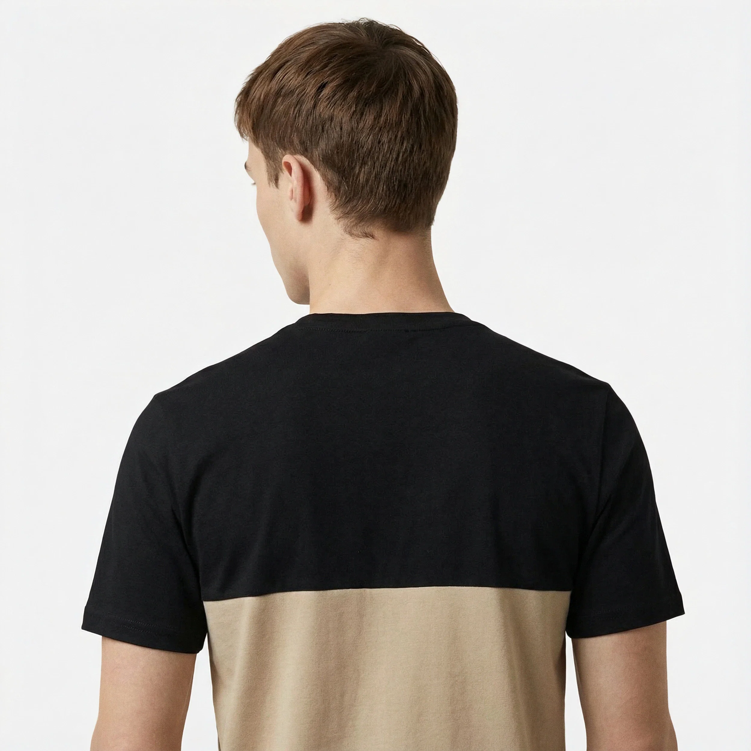 2610345-NOEL SP Tee SS N°1 M black/safari | T-shirt Homme - Image 4