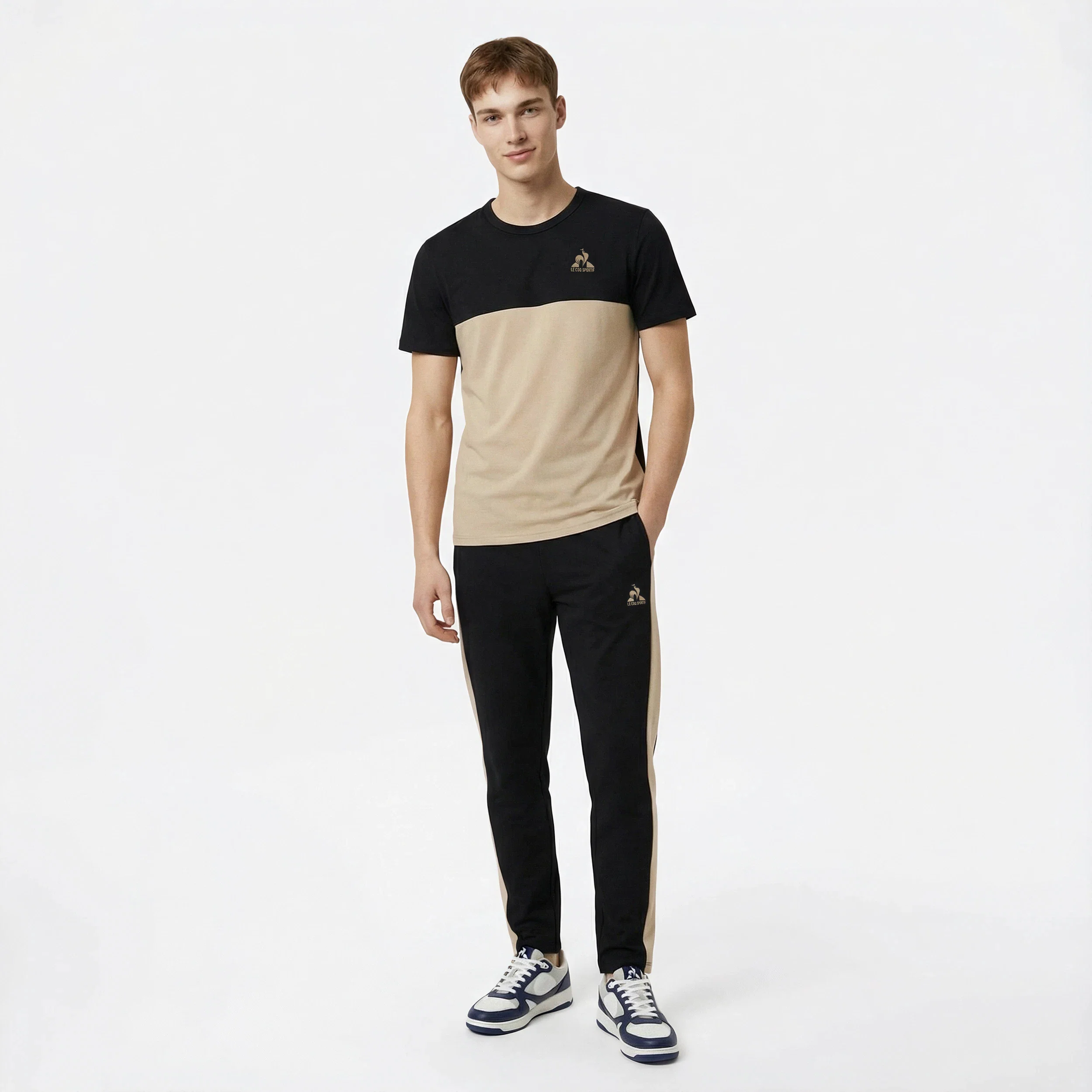 2610345-NOEL SP Tee SS N°1 M black/safari | T-shirt Homme - Image 6