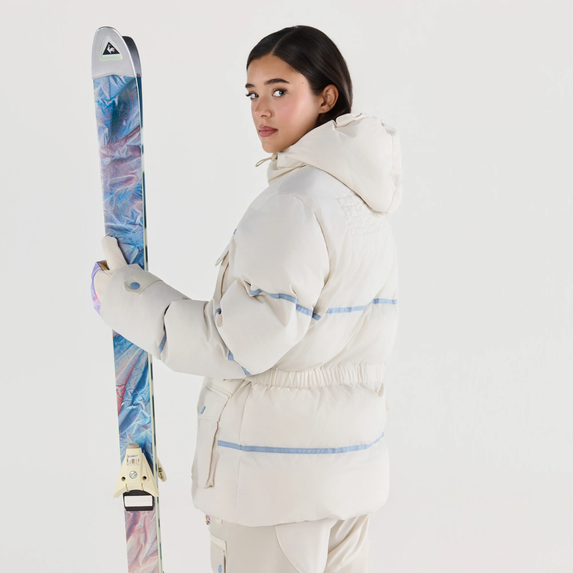 2610165-EFRO 26 Saharienne Chaude M turtledove | Doudoune saharienne déperlante à capuche Unisexe - Image 14