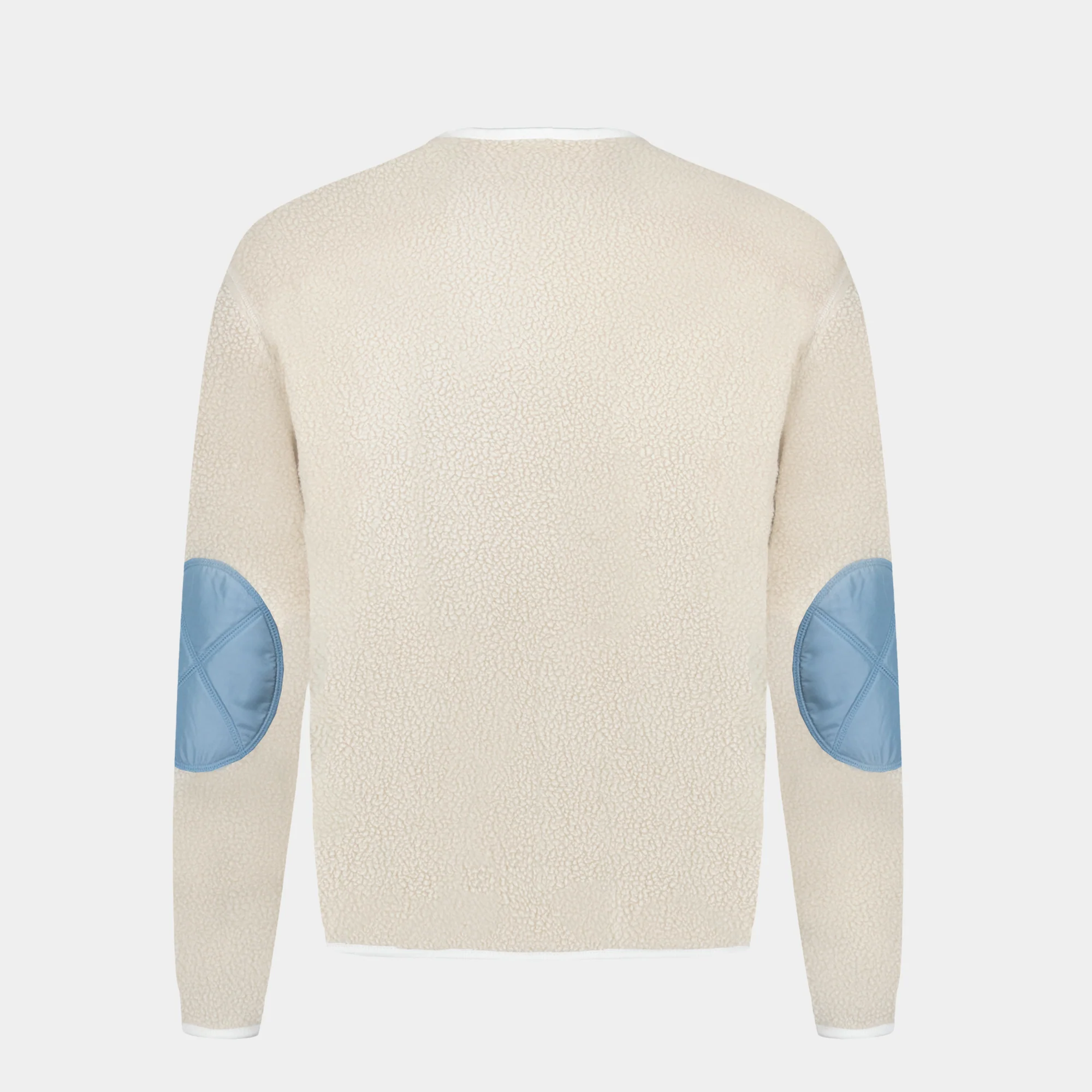 2610166-EFRO 26 Veste Zippée Sherpa N°1 M beige | Veste zippée sherpa en polaire coupe loose Unisexe - Image 3